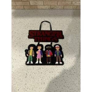Stranger Things‎ Hanging Wall Sign Lucas Dustin Eleven Mike Netflix sb